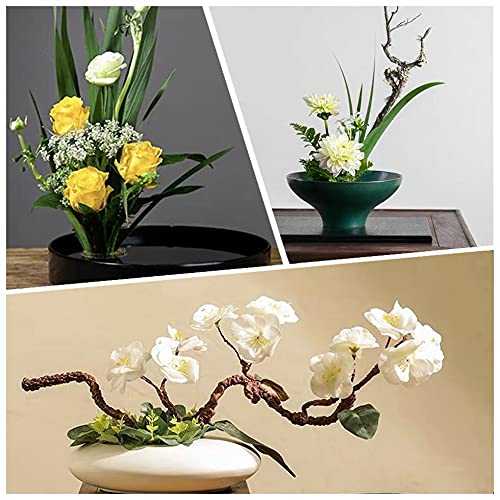 3 Pcs Flower Frogs For Flower Arrangements Supplies, Japanese Flower Arranging Ikebana Kenzan, Pin Frogs For Flowers Holder With Rubber Base Flower Fixed Tools(Gold, 1.3 Inch, 1.57 Inch, 1.97 Inch) #TOP5