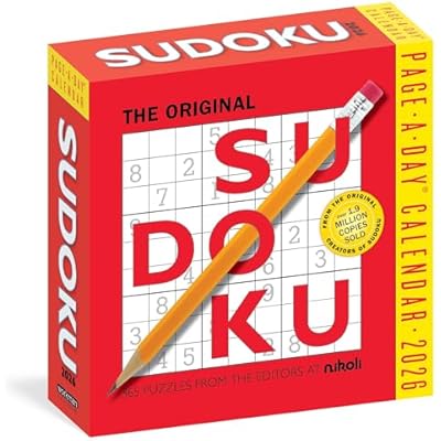 Original Sudoku Page-A-Day&reg; Calendar 2026