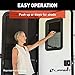 Lippert Components 806621 Thin Shade Complete Window Kit for RV Entry Doors, Black