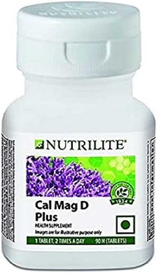 Amway Nutrilite Cal Mag D Plus 90 N Tablets And Colourful Head Band-Combo