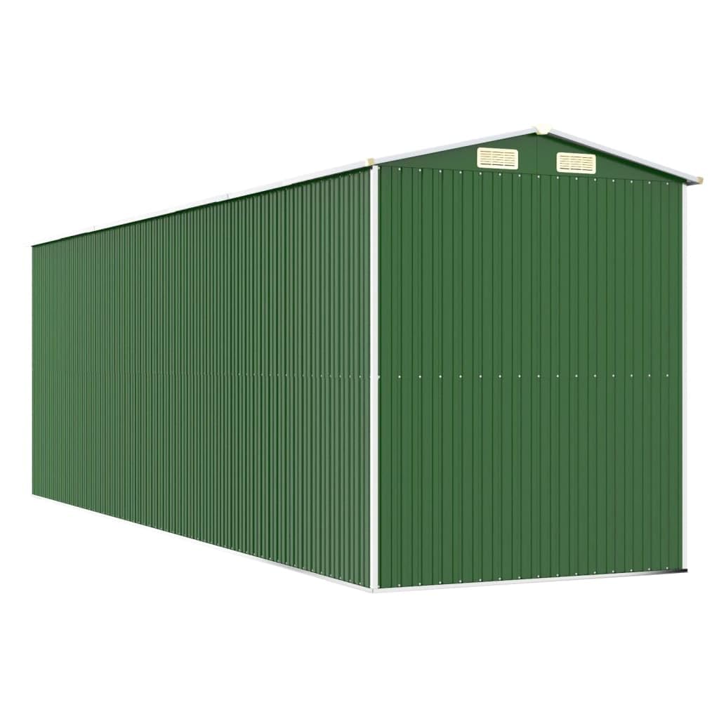 Générique Abri de Jardin Vert 192x606x223 cm Acier galvanisé,Maison & Jardin,Pelouses & Jardins,Vie en extérieur,Structures extérieures,Cabanes & abris de Jardin,3147432