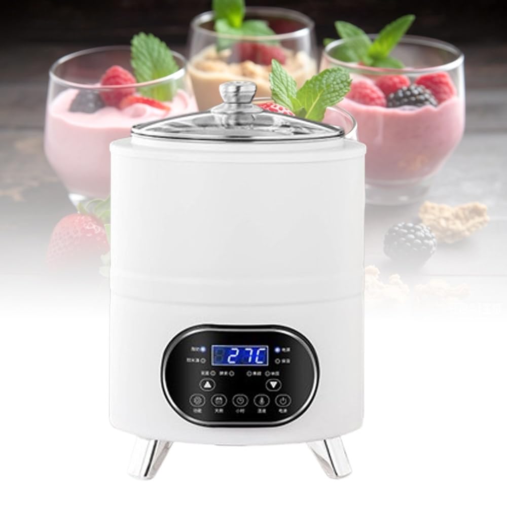 ShaiVrissian 8l/12l Yogurt Maker with Time & Temperature Control White-8L