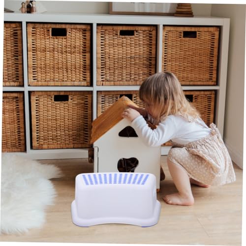 Repose-pieds pour enfants Toyvian en plastique bleu renforcé