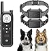 DILEASIR Wireless Dog Fence, Electric Fence for Dogs, Training Collar with Remote System 185 Days Standby Time, Waterproof & Flash Light Portable Dog Perimeter Collar with 3 Training Mode for 2 Dogs