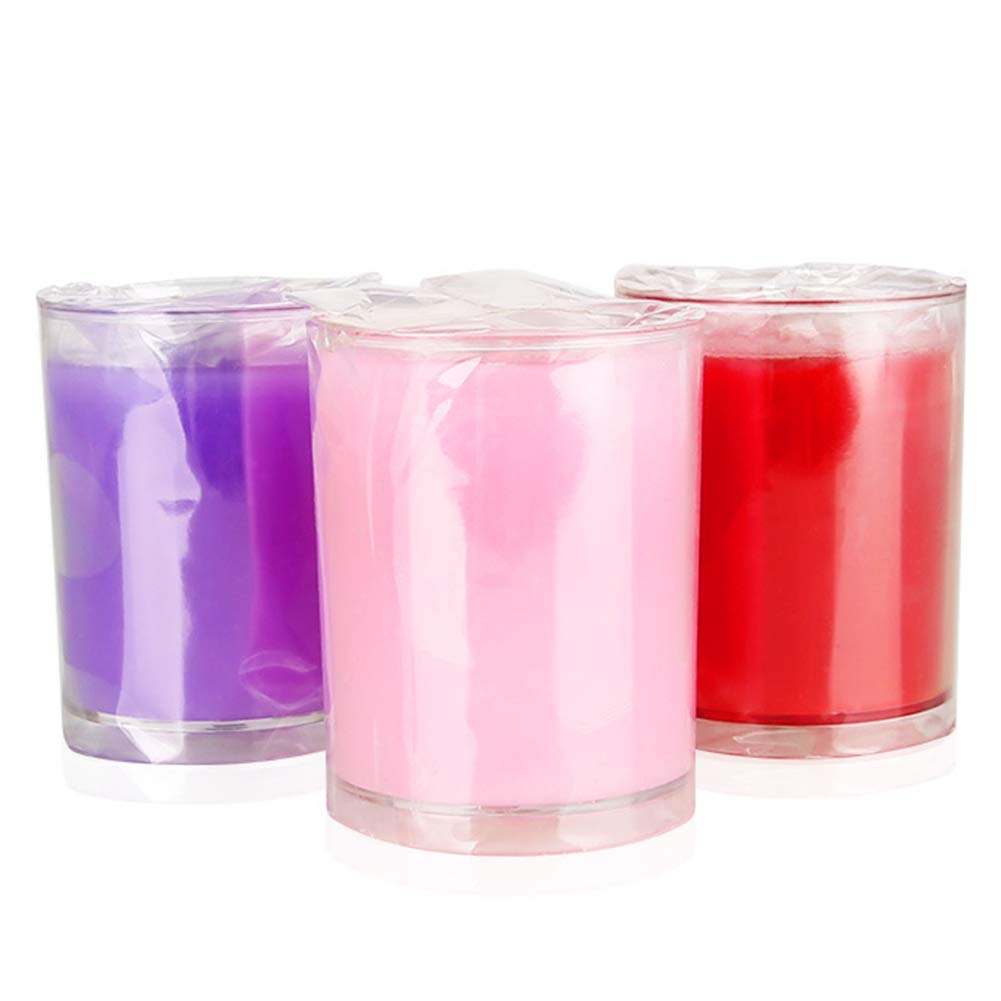Le sexe de cire d'égouttement de bougies de basse température joue la cire érotique d'esclave de jeux adultes de BDSM fraise