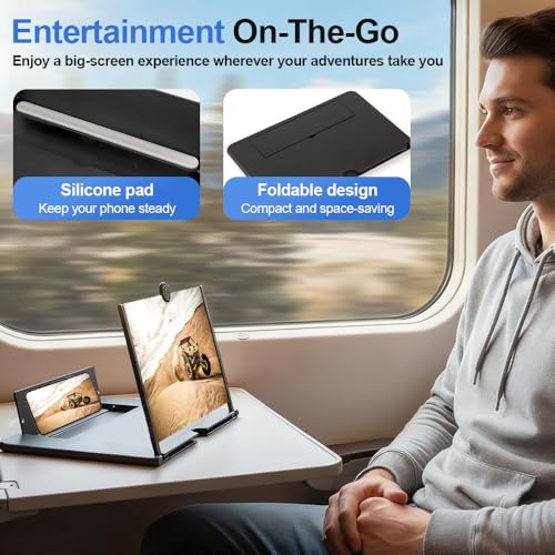 image for Yilia Mobile Phone Magnifier Screen, 3D HD Magnifying Projector Screen