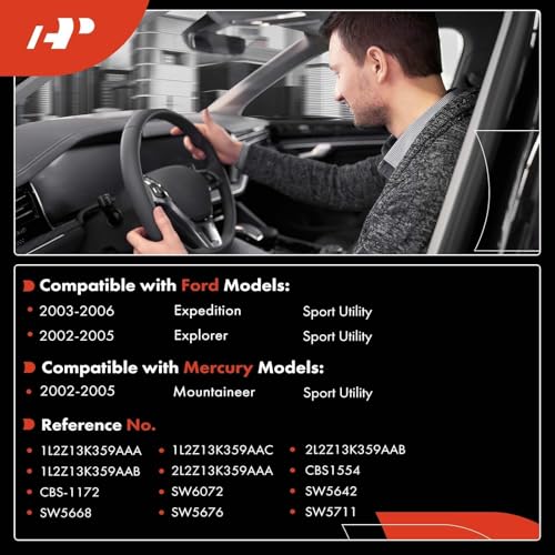 A-Premium Turn Signal Switch Windshield Wiper Washer Multi-Function Lever Compatible with Ford Expedition 2003-2006, Explorer 2002-2005 & Mercury Mountaineer 2002-2005, Replace# 2L2Z13K359AAB, CBS1172 by A-Premium - Used condition - Image 2