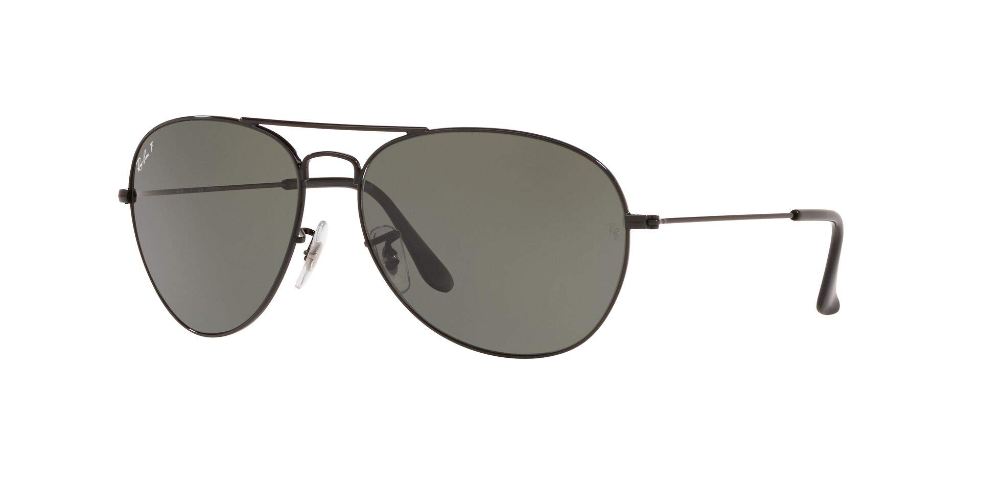 Ray-Ban Pilot Sunglasses 0RB3432I Green Green Lens/Black Frame - Image 1