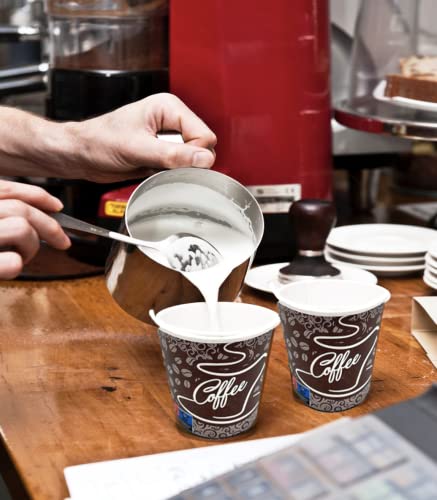 BLUUM Kit di 250 Bicchierini di Carta per Caffè Compostabili con Palette per Zucchero Confezionate Singolarmente… - immagine 5