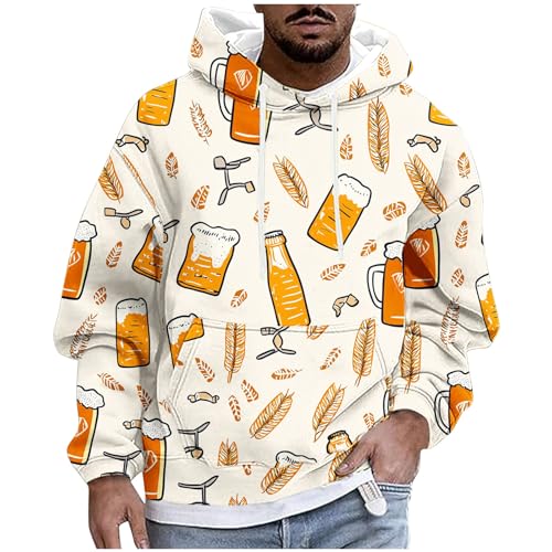Tenue de Noël pour homme sweat à capuche avec imprimé amusant idée cadeau originale