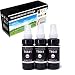 Produktbild INKMATE 3x100ML Schwarz Nachfülltinte Nachfüllsatz für Epson 664 (T6641 T6642 T6643 T6644) für Epson EcoTank ET-2600 ET-2650 ET-2550 ET-2500 ET-4500 ET-4550 L355 L382
