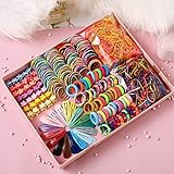 880PCS Hair Accessories Set for Girls Hair Clip Hair Tie Set Elastic Hairbands Rubber Bands Flower H