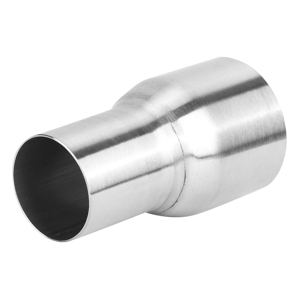 Adattatore per tubo di scarico, riduttore adattatore per tubo connettore tubo di scarico universale in acciaio inossidabile Parte modificata(57-76MM)