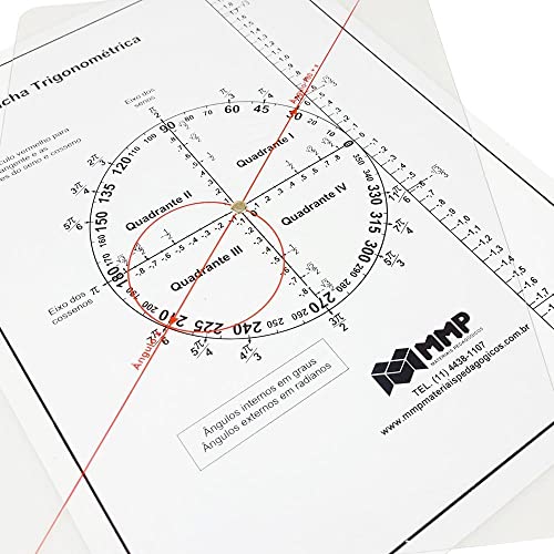 Prancha Trigonométrica Aluno Material Pedagógico E Didático MMP