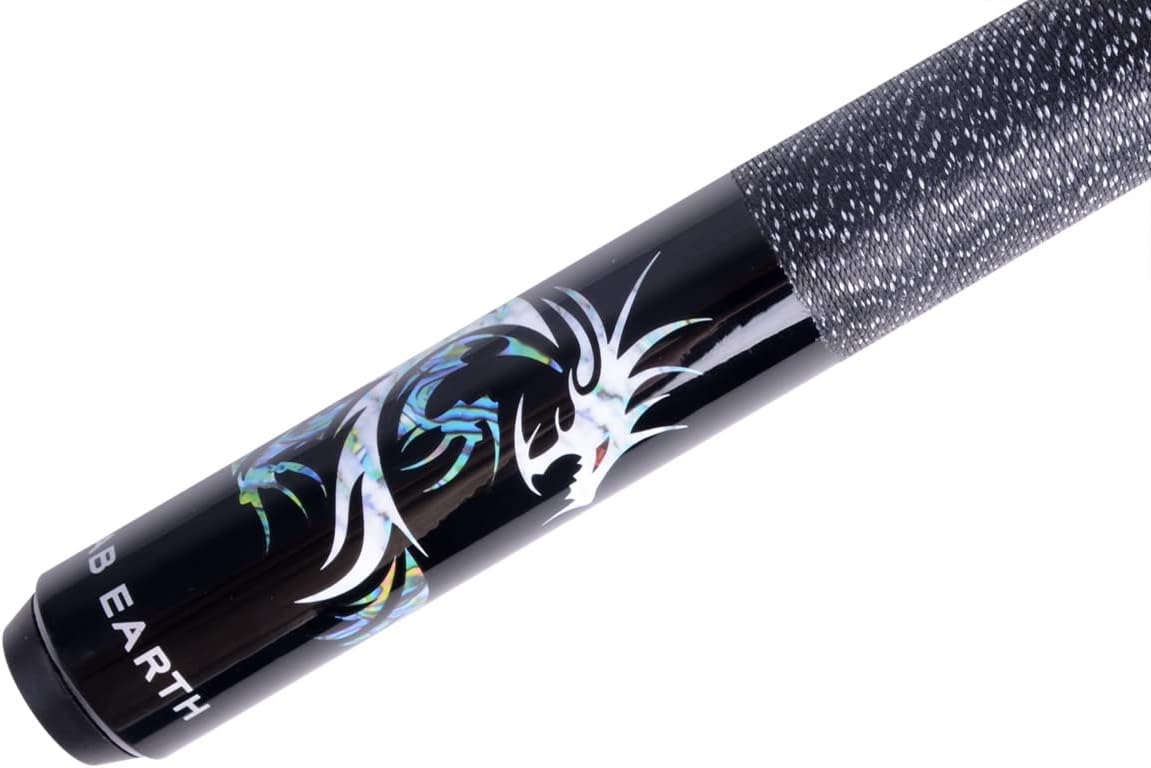 58 inch Hand-Painted Series 2-Piece Billiard Pool Cue Stick with Irish Linen Wrap