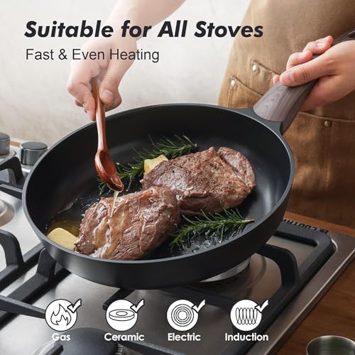 SENSARTE Antihaft Bratpfanne 28cm Antihaft-Eierpfanne Omelette Pfannen – Ansicht 6