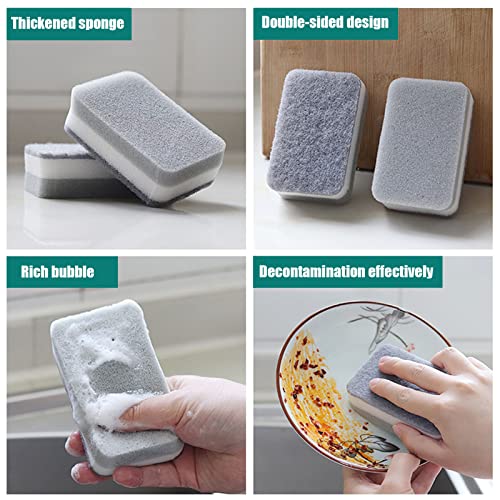 SyiXute 10 Pcs Magic Eraser Sponge,Chemical-Free Magic Sponges,Extra Thick Melamine Sponges in Bulk for All Surface - Image 4