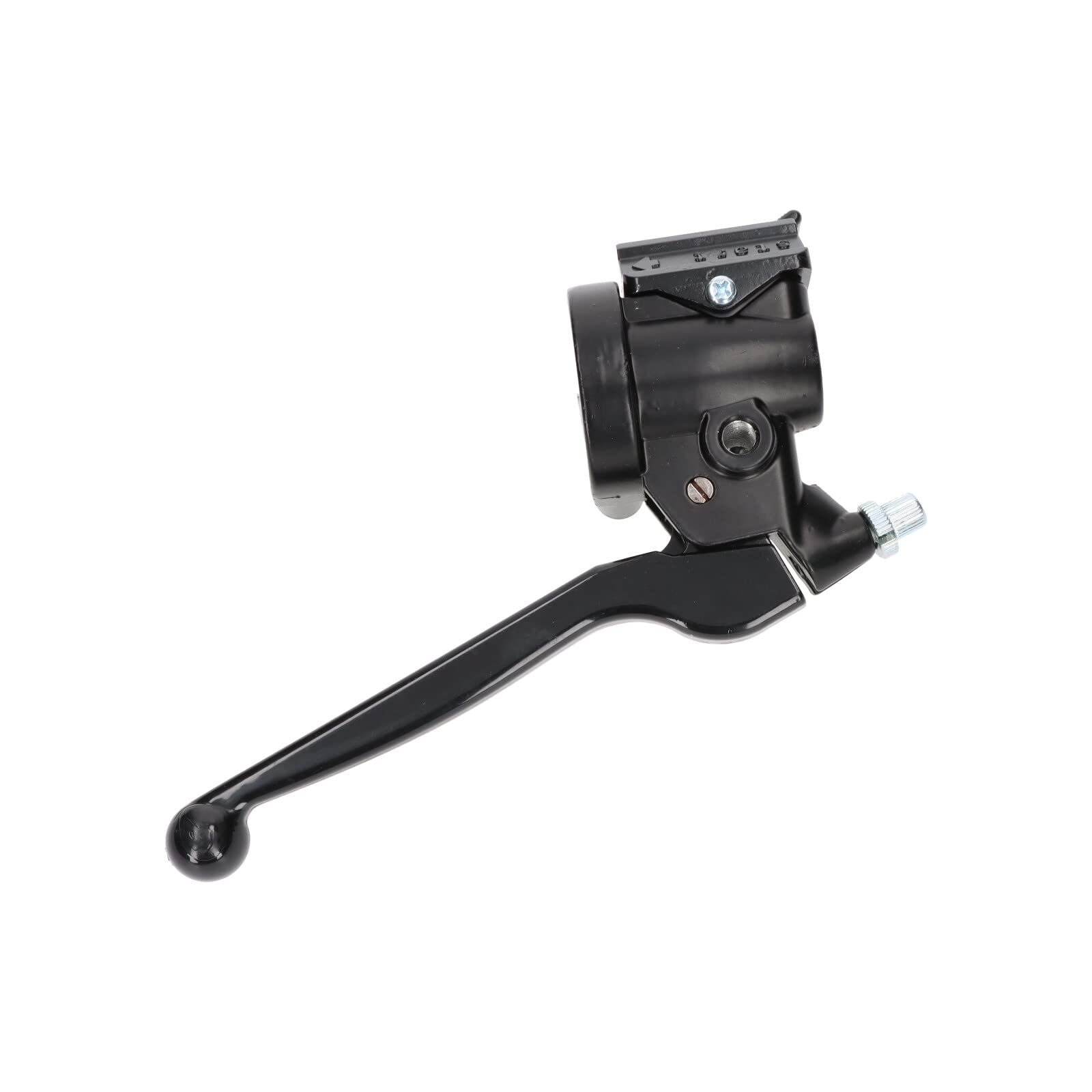 UK-Motors Bremshebel Armatur rechts für Simson S50 S51 S53 S60 S80 SR50 SR70 SR80 KR51 (Schwarz, Aluminium, 100%, Durchmesser 22 mm)