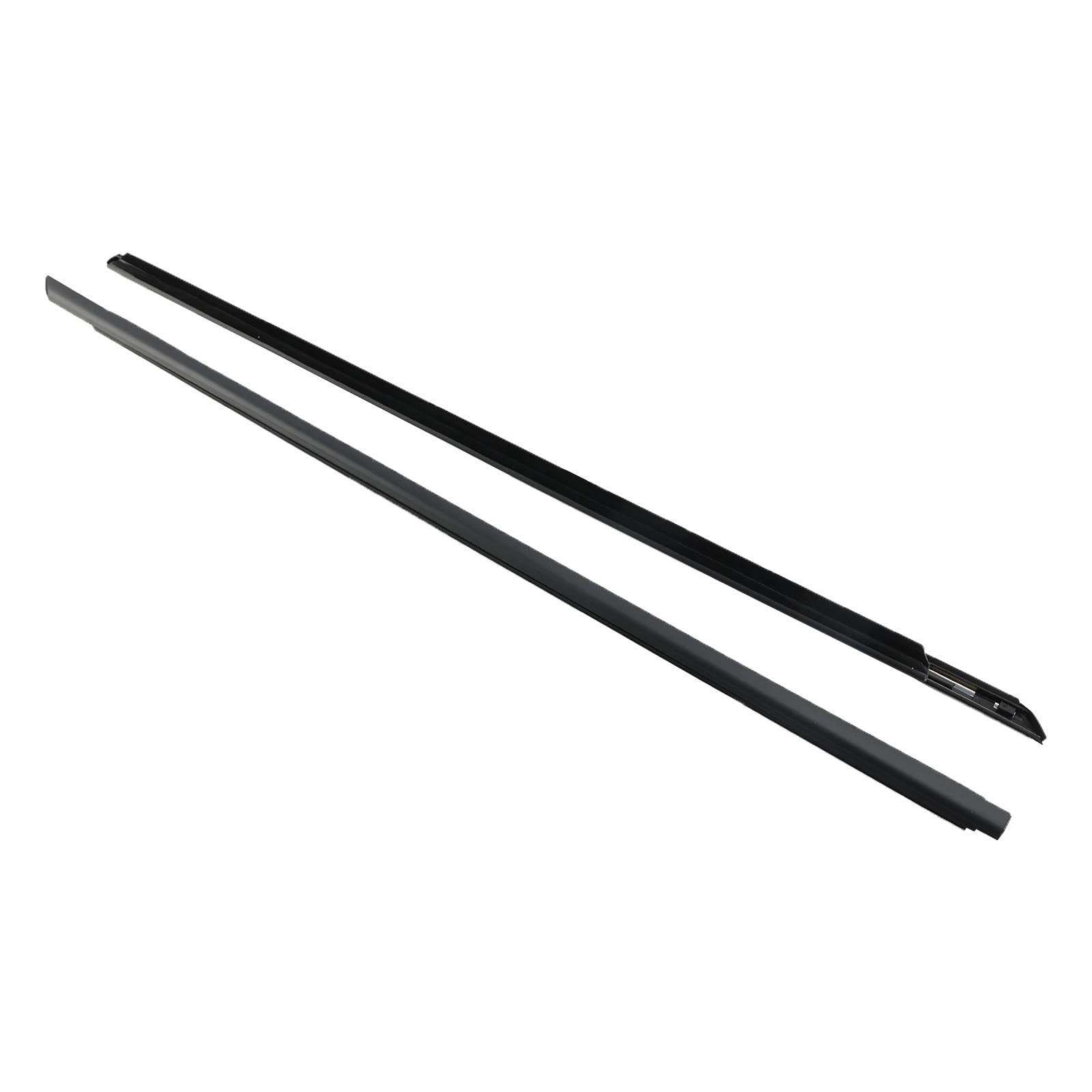 Crjimx One Color 2Pcs Front Door Window Belt Weatherstrip For Dodge For Challenger 2008-2017 Car Accessories