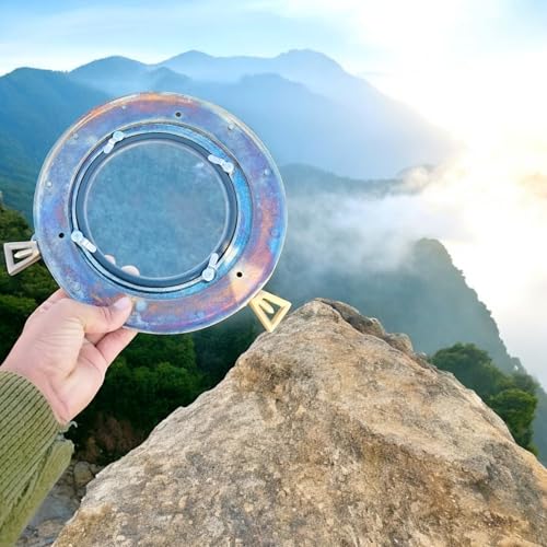 Ojo de buey vintage de 9 pulgadas para ventana náutica redonda con cristal transparente 6