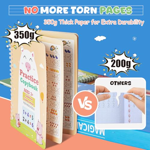 50% Off Magic Grooved Writing Books for Kids - Handwriting Practice Set - Image 5
