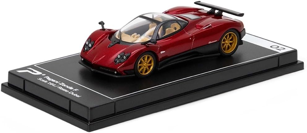 1:64 Scale Pagani Zonda F Rosso Dubi Hypercar League Collection No.2