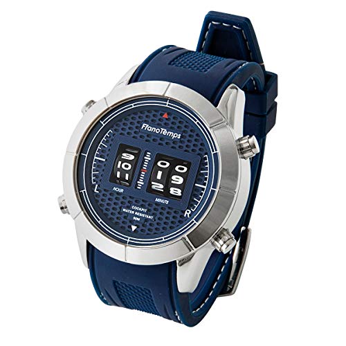 FrancTemps COCKPIT 腕時計 コクピット ウォッチ メンズ ローラー式 回転式 メンズウォッチ