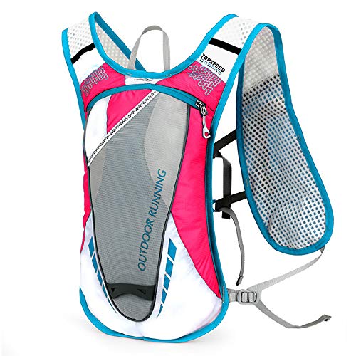 Bbye Mochila Para Montar Al Aire Libre Hombres Mujeres Cross Country Running Rosa