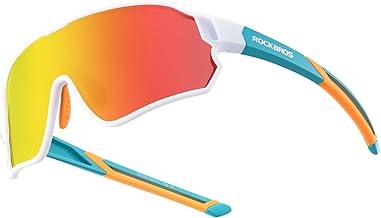 ROCKBROS Kids Polarized Sunglasses Cycling Glasses Sport Sunglasses UV400 Protection for Youth Boys Girls Age 8-14