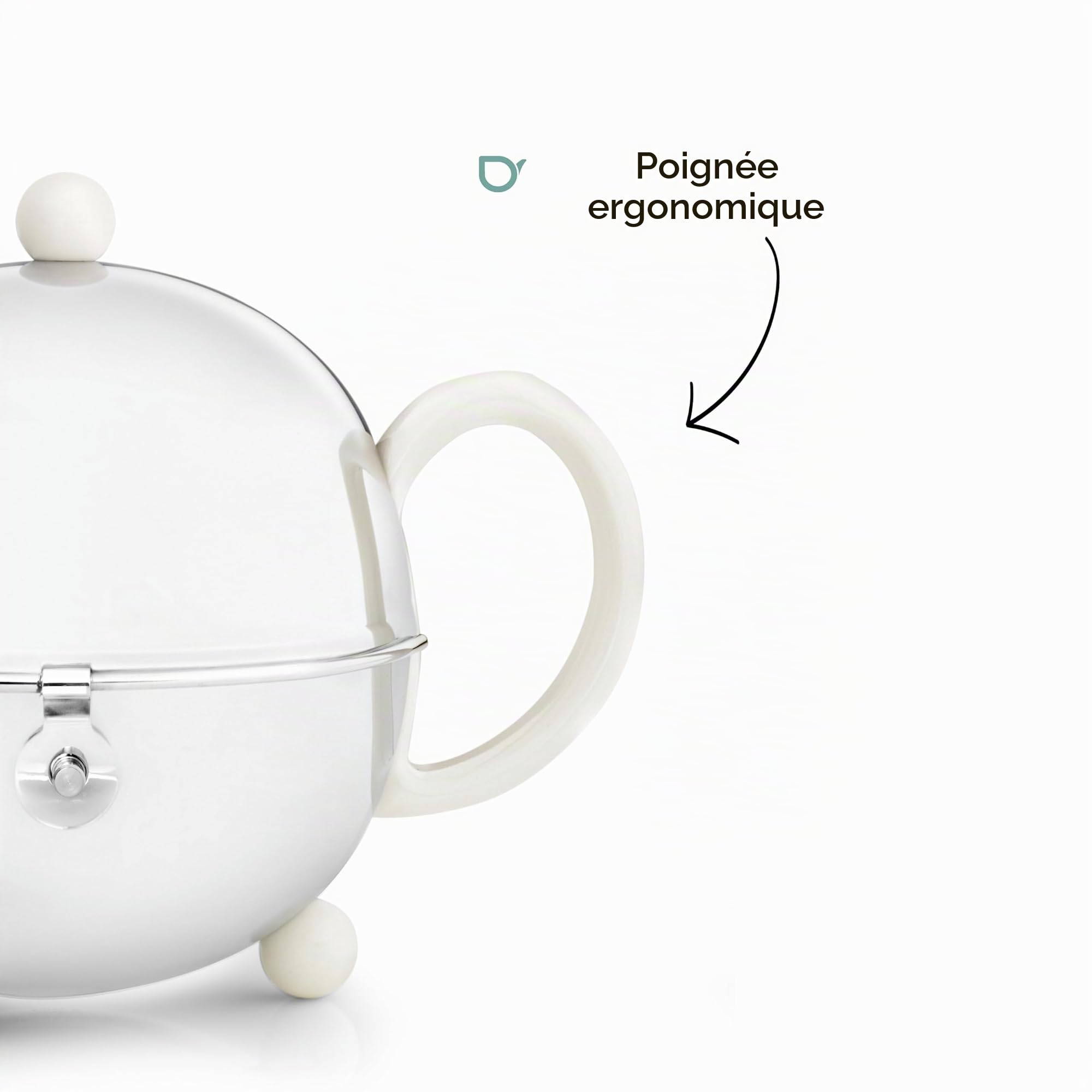 Bredemeijer - Théière Cosy - 0,9 litre - Blanc