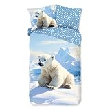 Good Morning Emric - Bettwäsche - Flanell - 140x200/220 cm - Blue