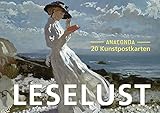 Postkarten-Set Leselust: 20 Kunstpostkarten aus hochwertigem Karton. ca. € 0,25 pro Karte (Anaconda Postkarten, Band 3)