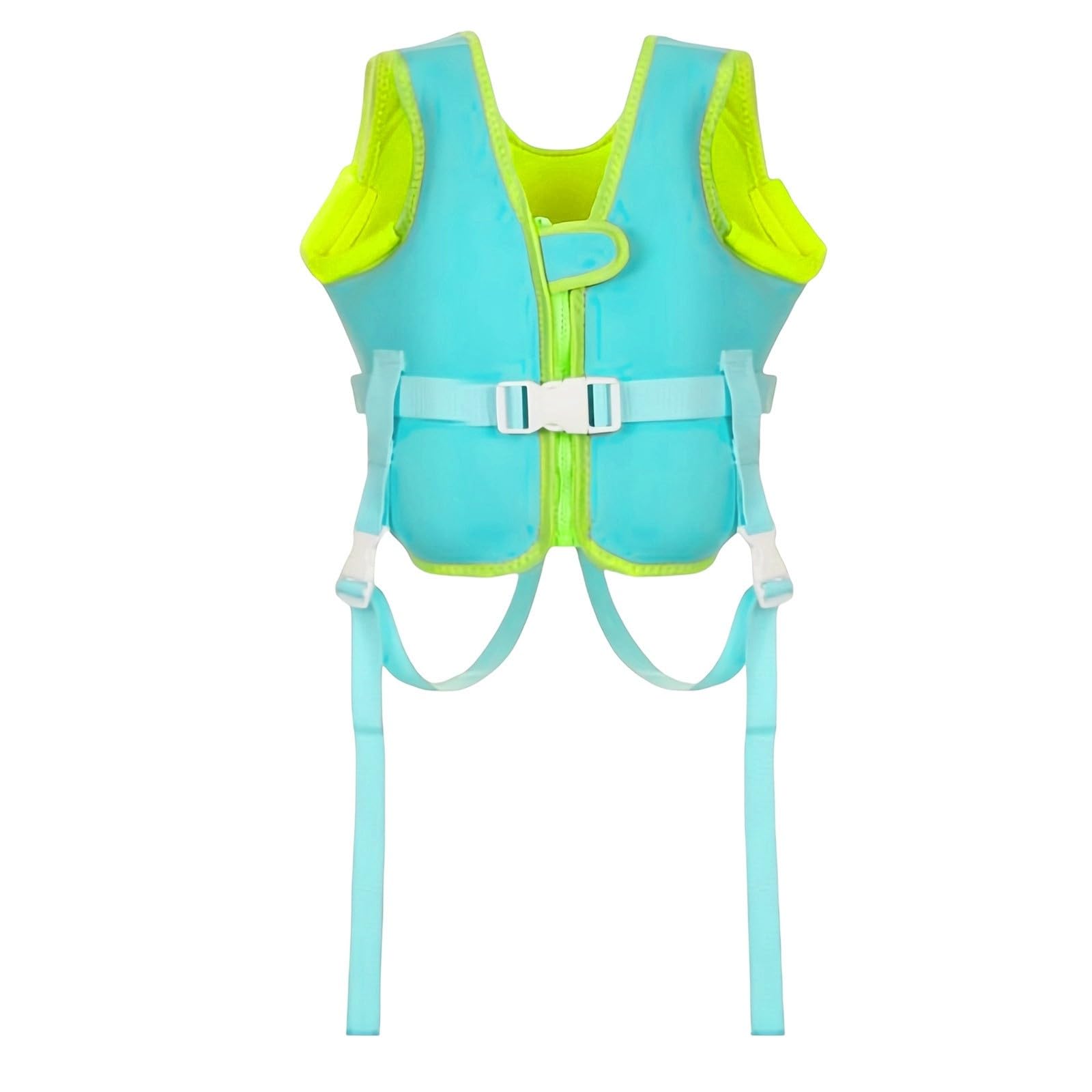 Kids Swim Vest -Toddler Swimming Jacket Waistcoat with Crotch Strap for Swimming Training | Swim-Jackets | Lightweight Swimsuit | Boys Girls Aged 2-8 Years | Learn to (12-Mint Green, 3-4Years)