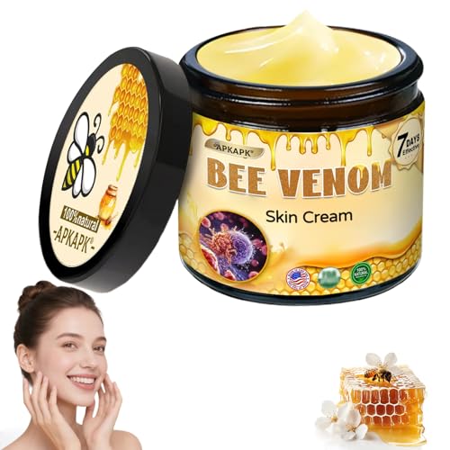 APKAPK Bee Venom Cream Advanced Firming & Wrinkle-Reducing Professional Bee Venom Skin Cream Natural bee venom comprehensive cream for All Skin Types (1 Pack)