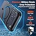 SUPFINE Magnetic for iPhone 17 Pro Case (Compatible with MagSafe)(Military Grade Drop Protection) Translucent Matte Shockproof with Anti-Fingerprint Phone Cover 2025,Black