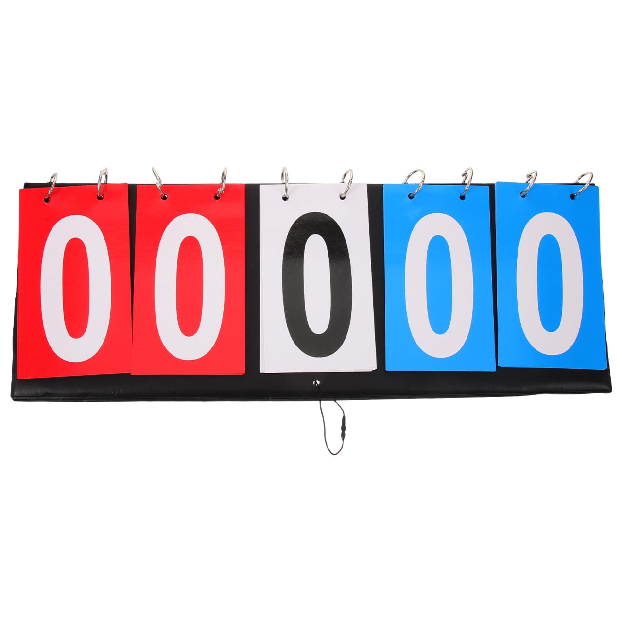 INOOMP Portable Flip Scoreboard Tabletop Scorekeeper for Basketball Soccer Tennis and Badminton with Clear Visible Numbers and Easy Page Flipping