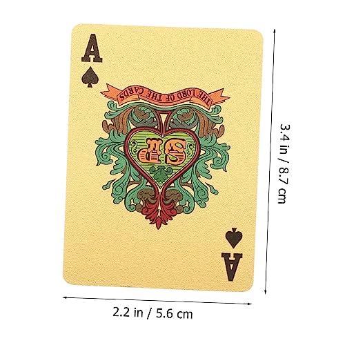 BESPORTBLE 1Satz Wasserfeste Pokerkarten Karomuster Partys Reisen Camping Und Spieleabende Und Langlebige Spielkarten – Bild 8