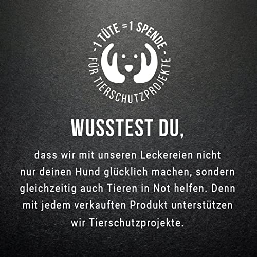 Tales & Tails - Hunde Leckerlis aus 100% isländischem Dorsch | Natürlich, Zuckerfrei, Getreidefrei, reich an Omega 3 | Kausnack Icebarks „Ich dreh Dorsch | 5 x 70g Tüten Hundesnack