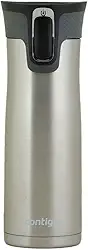 Garrafa térmica Contigo West Loop, 591 ml, cinza