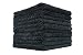 THE RAG COMPANY (10-Pack) 16 in. x 16 in. Professional Edgeless 70/30 Blend 420 GSM Dual-Pile Plush Microfiber Auto Detailing Towels Creature Edgeless (Black)