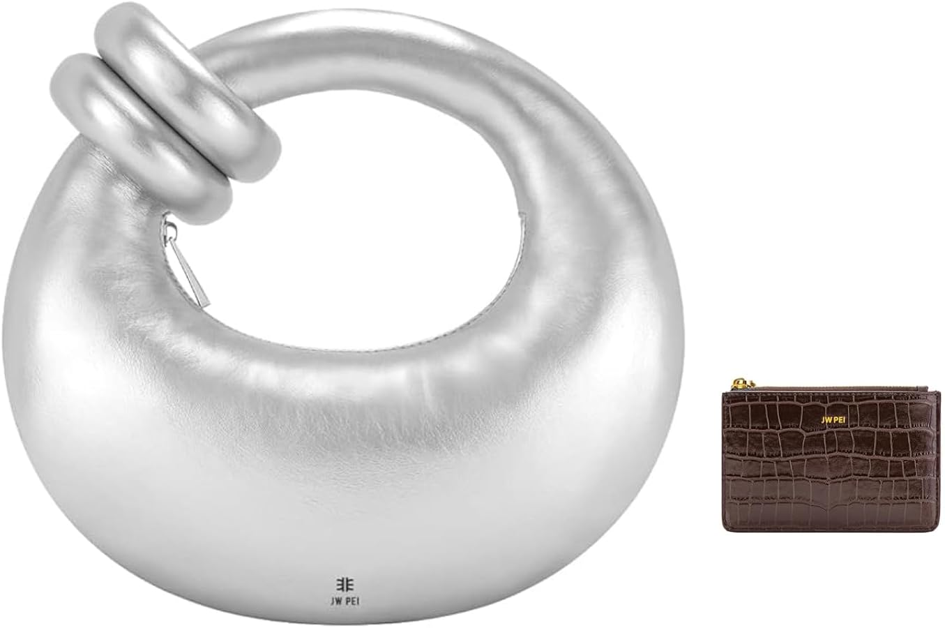 Amazon.com: JW PEI Women's Abacus Top Handle Bag - Silver Quinn