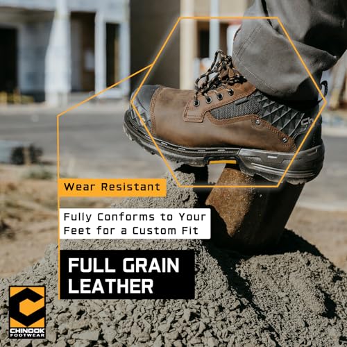 Footwear Pallet Jack Composite Toe 6" Industrial & Construction Waterproof Work Boots3