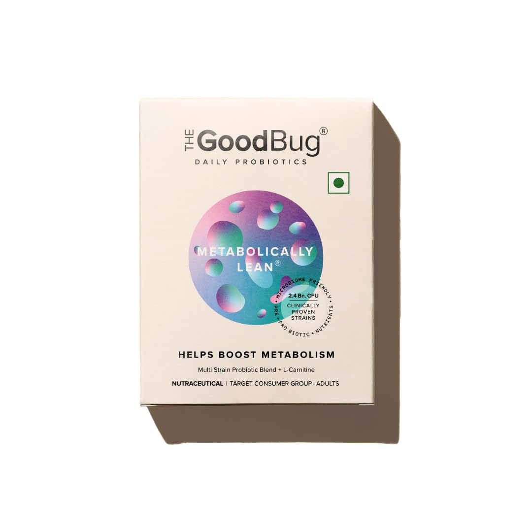The Good Bug Metabolically Lean SuperGut Powder | Weight Loss For Women & Men | Probiotics + L-Carnitine | 15 Days Pack,1 Count,15 Servings
