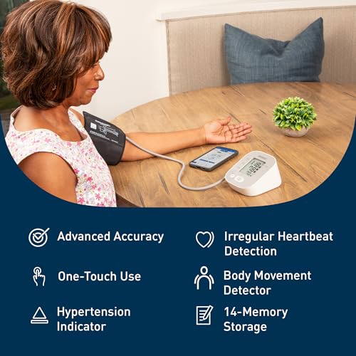 Image of OMRON Bronze Blood Pressure Monitor for Home Use & Upper Arm Blood Pressure Cuff - #1 Doctor & Pharmacist Recommended Brand - Clinically Validated - Connect App