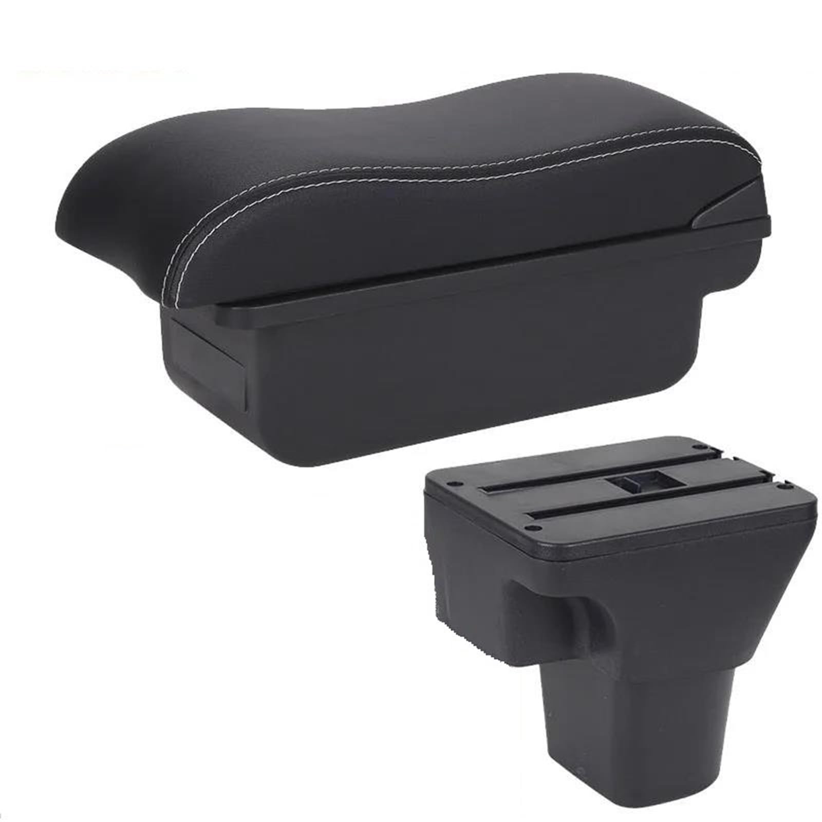 Hjkdsz Type F For Hyundai For Accent For Verna Car Storage Console Armrest Boxes Interior Center Organizers Accessories(Type F)