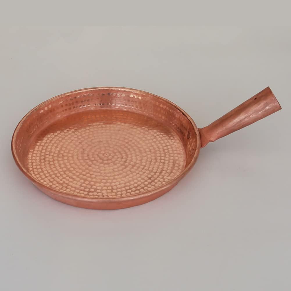Handmade Pure Copper Plate, Fruit Plate, Handmade Hot Pot Tray, Pure Copper Plate (28cm Copper Plate)
