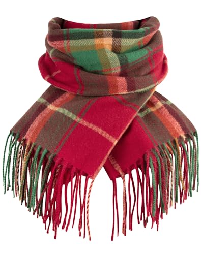 Image of Loritta Winter Scarf for Women, Long Plaid Shawl Wraps Scarves Gifts