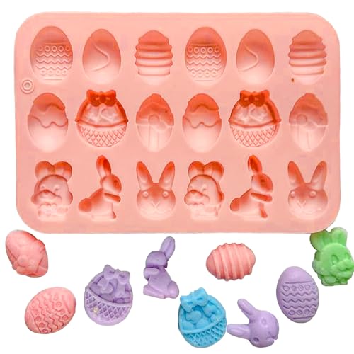 Keelyy HBMJ4715 Silikon Schokoladenform Ostern 1 Stück