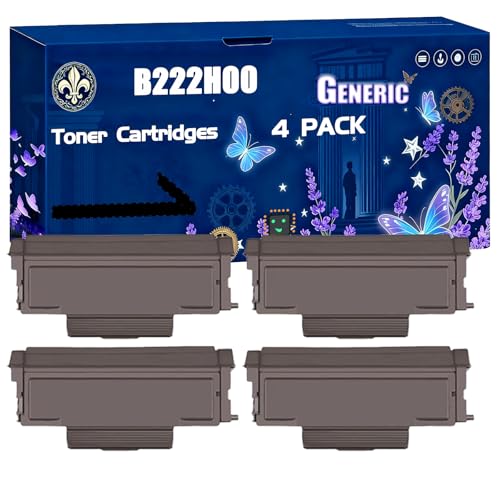 Image of B222H00 Toner Cartridges Compatible for Lexmark B2236dw MB 2200 Series MB2236adw MB2236adwe MB2236 i MB2236 Series Printers, Black High Yield 3000 Pages Printer Accessories (4 Pack Black)