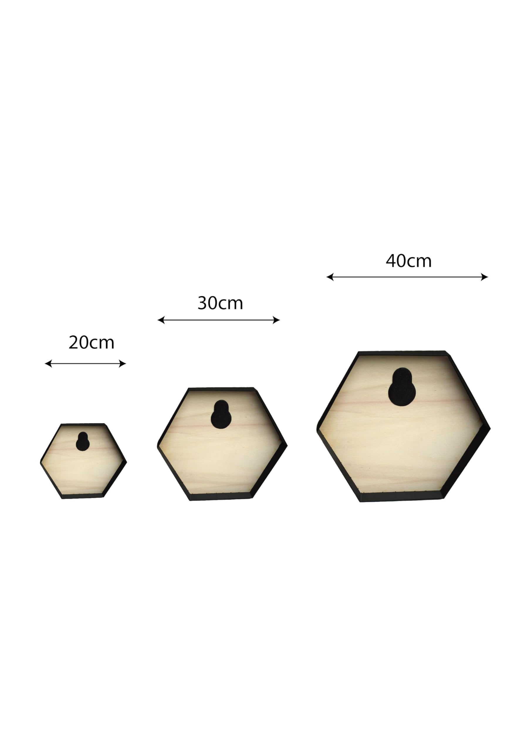 Hexagon Rahmen für Moosbilder - Sechseck - DIY Moosbild - Unterschiedliche Farben - Rahmen zum Befüllen